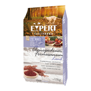 福壽實業 EXPERT 艾思柏 成犬專用配方飼料, 紅藜羊肉, 15kg, 1袋