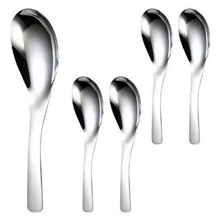 CHIFUN SENHUO 祈樂森活 不鏽鋼餐具 伯爵湯匙 16.8 x 4.5cm, 5支
