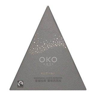 OKO 生態綠 單品即沖咖啡 宏都拉斯聖塔芭芭拉 100%阿拉比卡單一產區公平貿易咖啡豆 -40度急凍封存 冰熱水均可溶解, 2.5g, 8包, 1盒