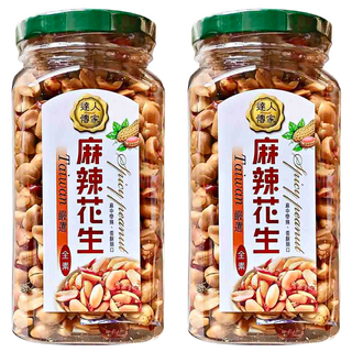 達人傳家 麻辣花生, 250g, 2罐