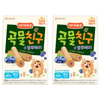 韓國 ivenet 穀物棒棒 9個月以上 8個, 藍莓, 2盒