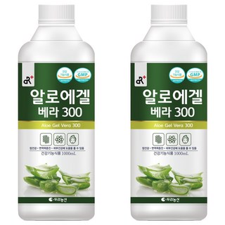 두리농산 알로에겔 베라 300, 1L, 2개