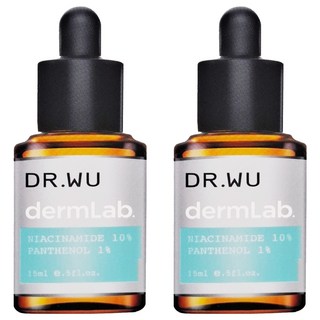 DR.WU 達爾膚 台灣公司貨 10%菸鹼醯胺B5舒緩精華, 15ml, 2罐