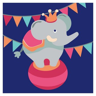 ARTLIFE 數字油畫DIY DR075 20 x 20cm, 歡樂象 多色, 1組