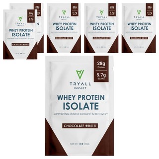TRYALL 全分離乳清蛋白 香醇可可, 35g, 6包