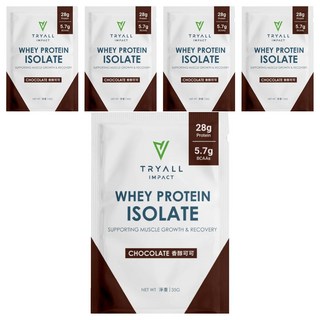 TRYALL 全分離乳清蛋白 香醇可可, 35g, 5包