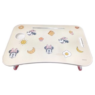 收納王妃 迪士尼 多功能床上摺疊桌, 餐點米妮