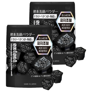 Kanebo 佳麗寶 suisai 黑炭泥淨透酵素粉, 12.8g, 2袋
