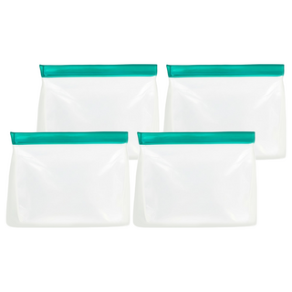 好物良品 食品級 PEVA 可降解環保立體保鮮袋 食物密封袋 25.4x18.3x5.1, 大(L), 2入, 2組