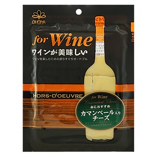 OHGIYA 扇屋 紅酒用加曼貝爾起司 日本下酒起司, 48g, 1包