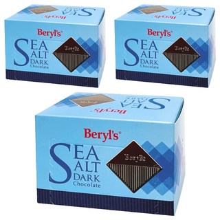 Beryl's 海鹽黑巧克力, 60g, 3盒