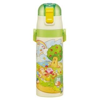 Skater 超輕量彈蓋直飲式保冷不鏽鋼水壺, 星之卡比, 470ml, 1個