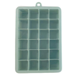 Kitchen9 24格矽膠冰塊模具, 薄荷色, 2個