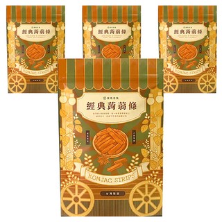 菓青市集 五香蒟蒻條, 香Q有嚼勁 涮嘴 低負擔, 200g, 4包