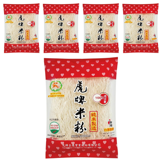 TIGER FOOD 虎牌 純米米粉 100%純米製造 台灣製造, 260g, 5袋