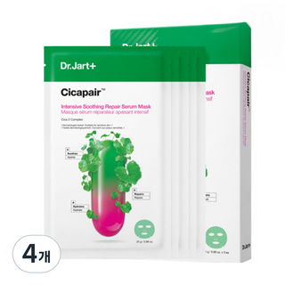 닥터자르트 시카페어 인텐시브 수딩 리페어 세럼 마스크 25g, 5개입, 4개