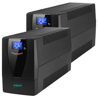 UPS 飛碟 1KVA 在線互動式UPS 含穩壓/USB監控軟體/觸碰式LCD翻頁/LCD自動休眠 TS10H, 2個