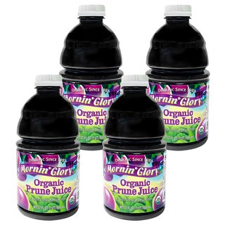 O'natural 歐納丘 Mornin’Glory 有機純黑棗汁 富含膳食纖維 無添加糖 無防腐劑, 946ml, 4瓶