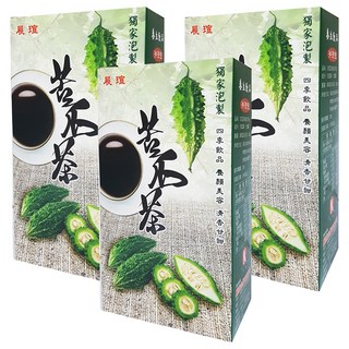 展瑄 苦瓜茶複合茶包 清香甘甜 四季飲品, 2.5g, 30包, 3盒