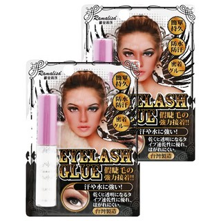 Ramalisa 羅蔓莉莎 24H超防水魔力睫毛膠 簡單持久 7ml, 白膠, 2支