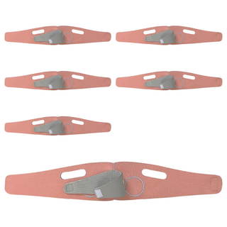 西格傢飾 石墨烯物理V臉睡眠止鼾面罩 綠光布+SCR+石墨烯, 6個