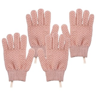 FaSoLa 5指沐浴手套, 粉色, 2個, 2雙