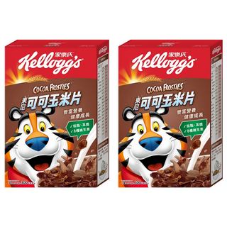 Kellogg's 家樂氏 FROSTIES 東尼可可玉米片 豐富營養 健康成長 低脂 高纖 富含維生素A B1 B2 C 多種維生素, 300g, 2盒