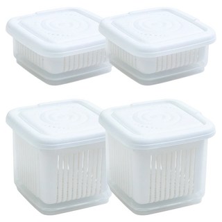 Mega 廚房萬用蔥蒜密封保鮮盒密封罐套裝 (大+小), 2入, 2組