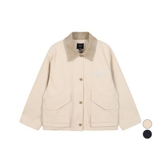 Lap 女士刺繡皮革領夾克 AR1WZ262