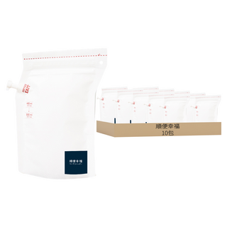 順便幸福 隨行旅享袋 榛果黑巧克咖啡 400ml, 1套, 20g, 10個裝