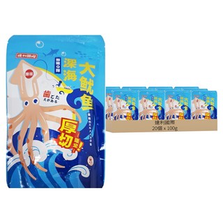 達利國際 深海大魷魚 辣味, 20個, 100g