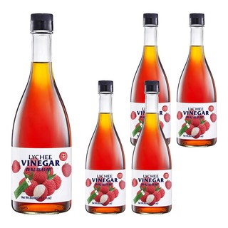 十全 貴妃荔枝醋, 600ml, 5瓶