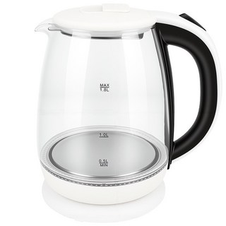 홈플래닛 무선 유리 전기포트 전기주전자 1.8L, MU-K222-18