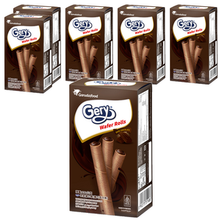 Gery 芝莉 捲心酥 黑巧克力口味, 280g, 6盒