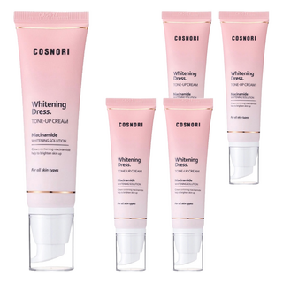 COSNORI Whitening Dress 淨白提亮素顏霜，含菸鹼胺美白溶液，適合所有膚質, 單色, 5條