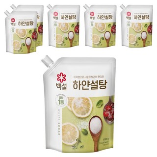 CJ BEKSUL 白雪 白砂糖, 400g, 6個