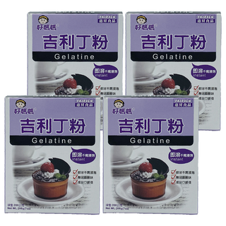 FAIRSEN 惠昇食品 好媽媽 吉利丁粉, 200g 即溶不需浸泡 無腥味 口感佳, 4盒