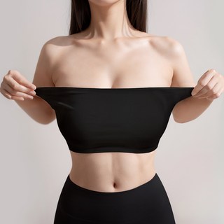 어나더디 안 흘러내리는 서포트 슬림 튜브탑