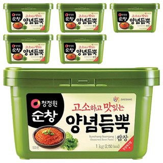 청정원순창 양념듬뿍 쌈장, 1kg, 6개