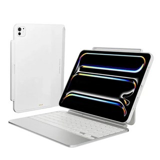 SwitchEasy 魚骨牌 CoverBuddy 磁吸保護殼 支援巧控鍵盤/Pencil, 白色, 1個