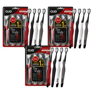 크리오 더스타일 칫솔, 3개, 4개입