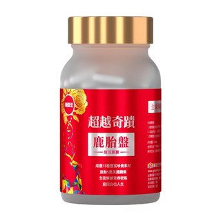 葡萄王 超越奇蹟鹿胎盤馥活膠囊, 30顆, 18g, 1罐