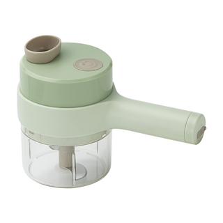 全套無線電動攪蒜切菜神器QD4001A 食品切碎機, 綠色, 1個