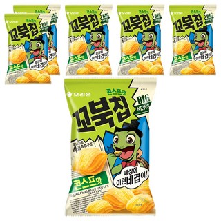 ORION 好麗友 烏龜玉米脆片 玉米濃湯口味, 80g, 6包