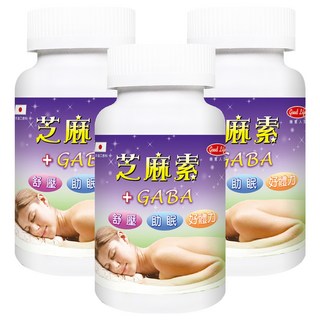 good Life 得意人生 GABA芝麻素, 40顆, 3罐