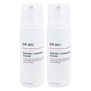 DR.WU 達爾膚 台灣公司貨 杏仁酸煥膚潔顏慕斯, 150ml, 2瓶