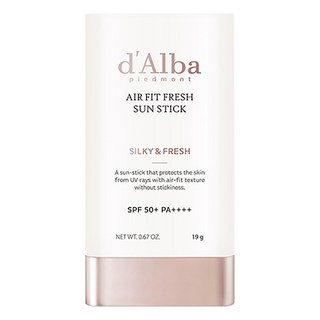 [비건뷰티] 달바 에어 핏 프레쉬 선스틱 SPF50+ PA++++, 19g, 1개