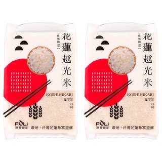 富里鄉農會 花蓮越光米, 1.5kg, 2包, CNS一等