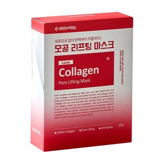 MEDIPEEL 美蒂菲 乳酸膠原B5精華毛孔提拉面膜, 10片, 1盒