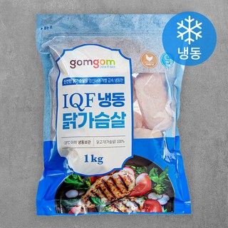 IQF 냉동 닭가슴살 (냉동), 1kg, 1개
